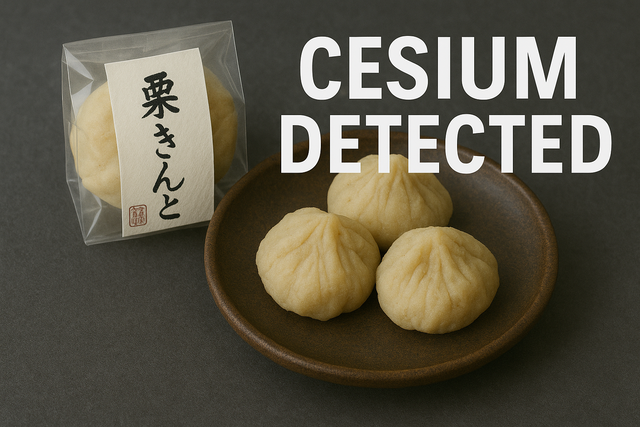 일본식 밤만주로 불리는 쿠리킨톤에서 방사성 물질인 세슘이 검출됐다. 챗GPT