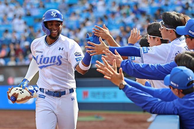 ▲ 삼성 르윈 디아즈 ⓒ삼성라이온즈