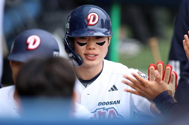두산 베어스 오명진. /사진=두산 베어스 제공