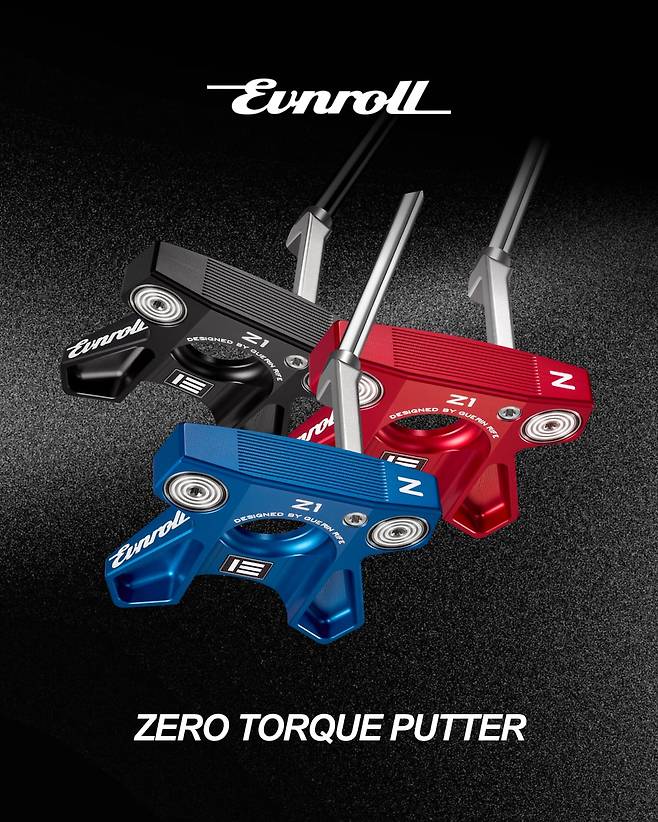 이브놀 제로토크 퍼터는 독특한 ‘리버스 플러머 넥’ 호젤(Reverse Plumber’s-neck Hosel) 디자인으로 눈길을 끈다.