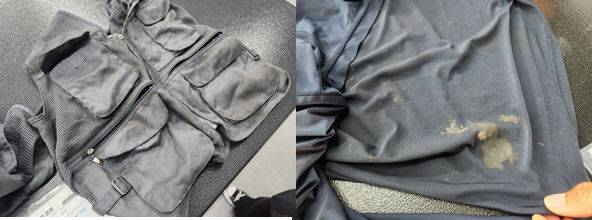 28일 덕구클리닝 세탁소에 수거된 노동자 작업복. 작업복마다 삶의 흔적이 묻어있었다. (사진=정바름 기자)