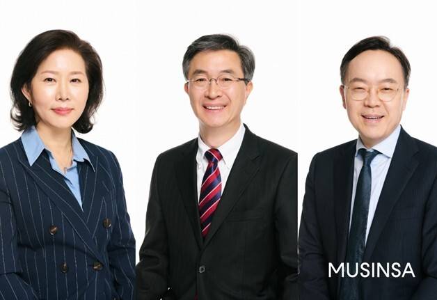 사외이사 3인. (왼쪽부터) 이행희, 이황, 임수현. 무신사 제공