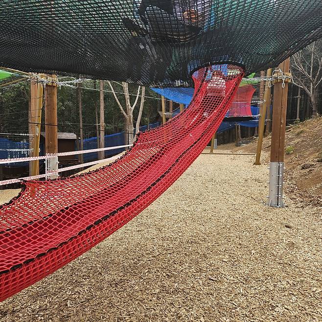 사천 케이블카 자연휴양림 네트포레 ⓒ사천시