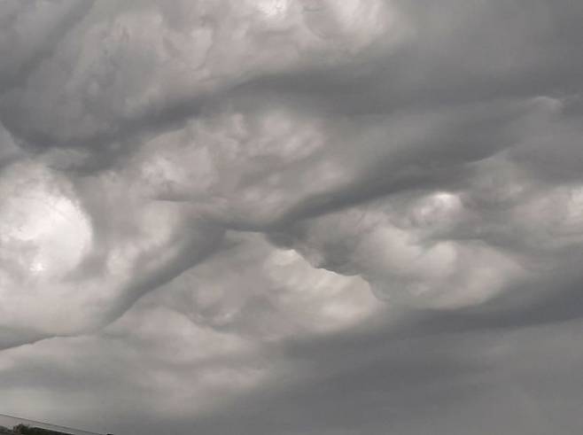 1일 오전 아시아경제 사옥에서 바라본 충무로 하늘. 이경호 기자