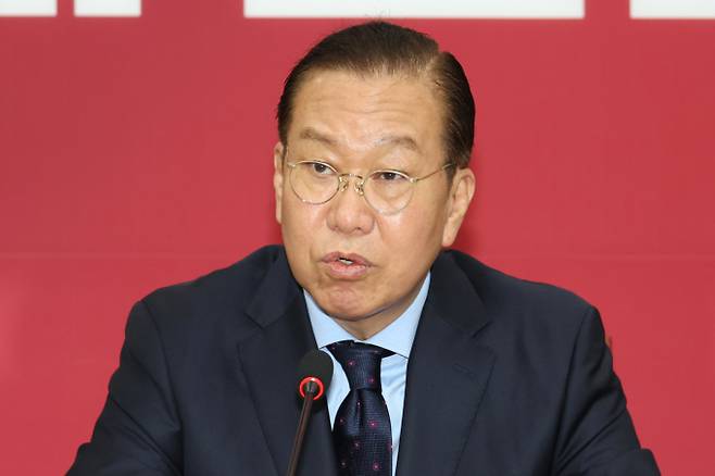 권영세 국민의힘 비상대책위원장이 1일 오전 서울 여의도 국회에서 열린 비상대책위원회의에서 발언하고 있다. /사진=뉴스1