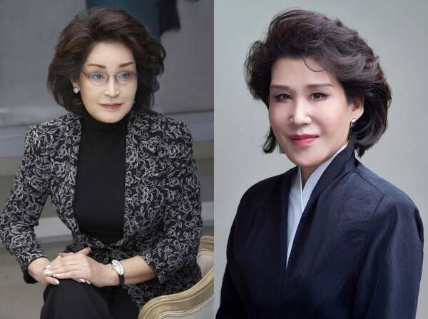 이명희(왼쪽) 신세계그룹 총괄회장이 보유 중인 ㈜신세계 지분 10.21% 전량을 딸 정유경(오른쪽) ㈜신세계 회장에게 증여한다. 사진 제공=신세계그룹