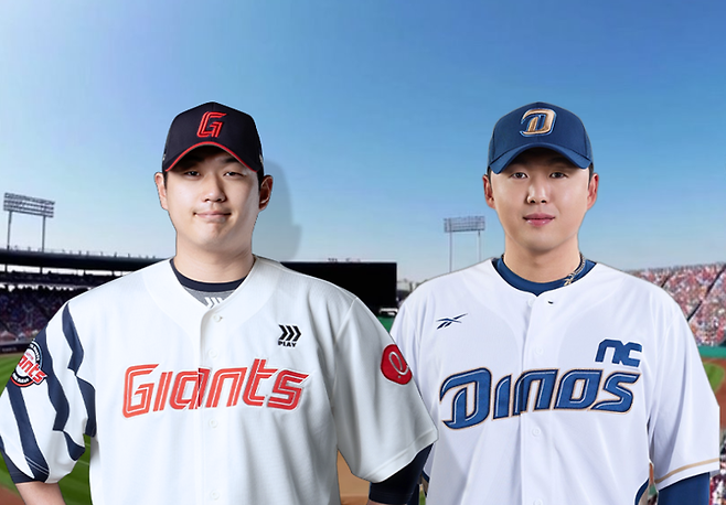 2일 선발 투수 롯데 나균안, NC 최성영