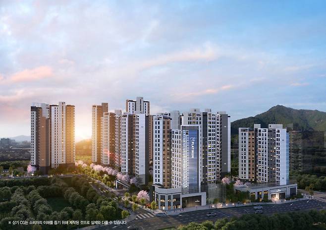 ‘쌍용 더 플래티넘 네이처’ 투시도