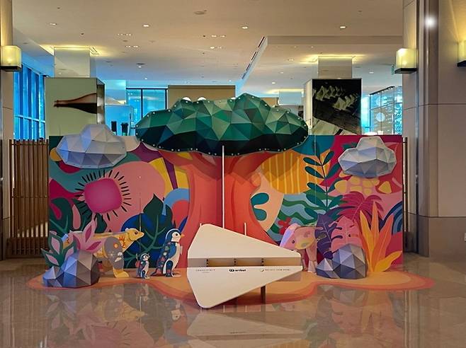 < 그랜드하얏트 인천 이스트 타워 포토존 / ㈜델로(DELLO) 제공 >