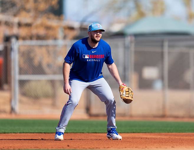 (올 시즌을 앞두고 마이애미에서 텍사스로 트레이드 된 '거포' 1루수 제이크 버거)