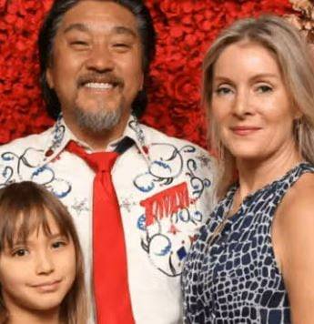 에드워드의 아내와 딸.