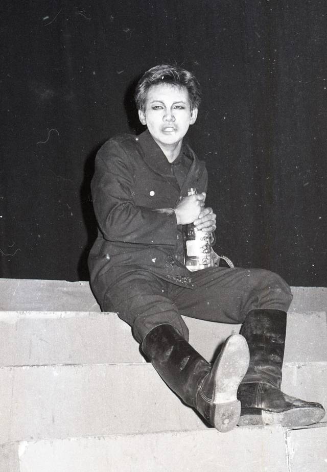 ▲ 대학 연극반 시절 모습. ⓒ민정기