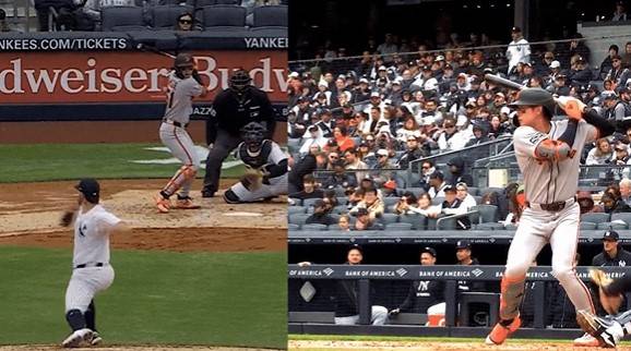 MLB닷컴은 이정후의 타격 자세를 집중 조명했다. /사진=MLB닷컴 홈페이지 갈무리