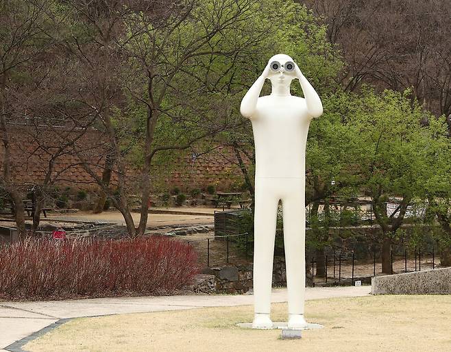 장흥에 있는 ‘양주시립장욱진미술관’ 야외 풍경. 박미향 기자