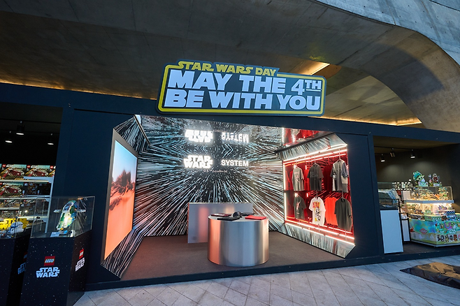 ‘스타워즈’와 브랜드 시스템의 컬래버레이션 부스. 월트디즈니컴퍼니 코리아