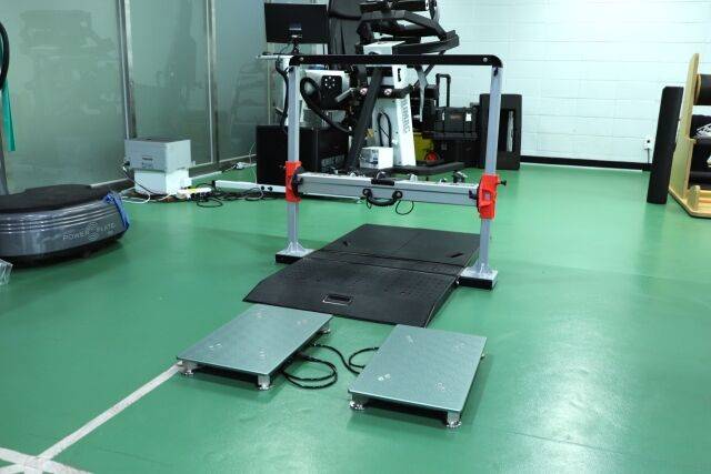 운동 능력 측정 장비(VALD)./SSG랜더스