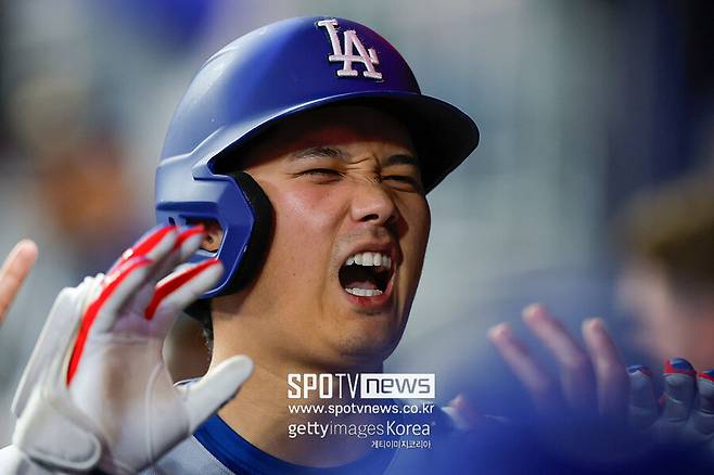 ▲ LA 다저스 오타니 쇼헤이가 홈런 포함 3안타로 맹타를 휘둘렀다.