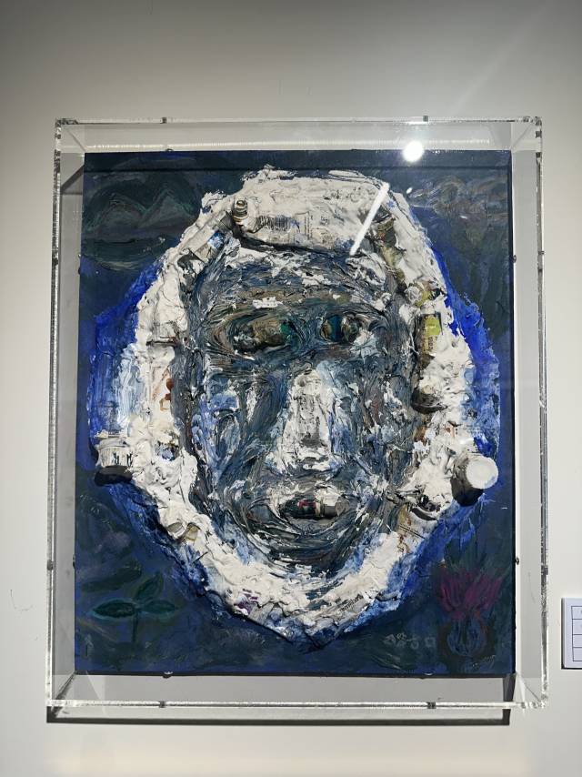 윤후명 자화상. 김은영 기자