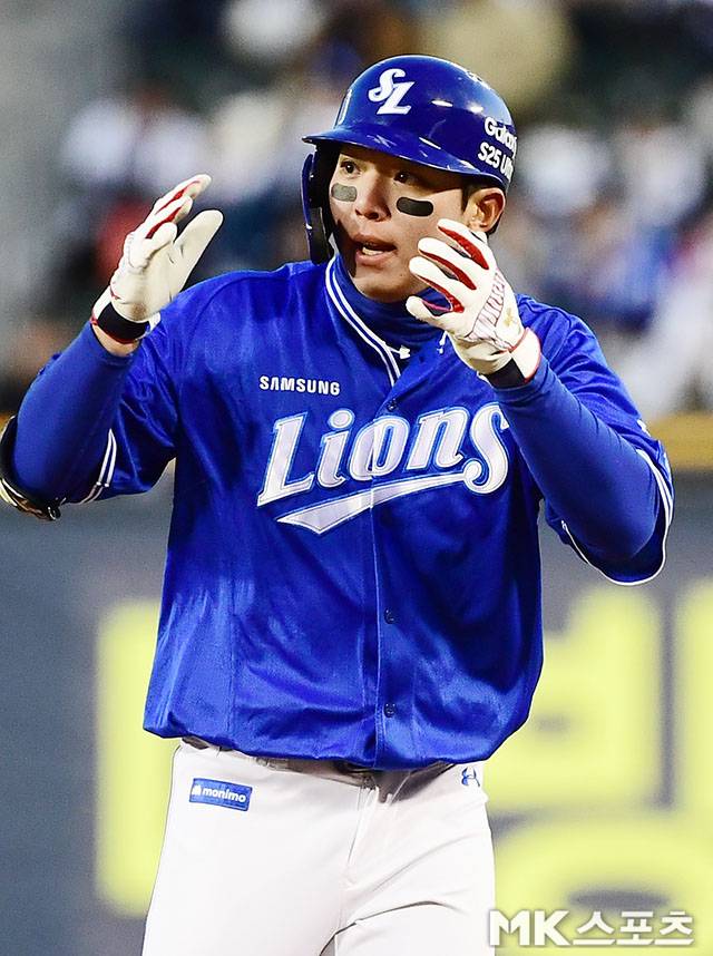 10일 후 복귀할 전망인 김영웅. 사진=김영구 기자