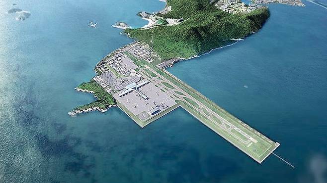 부산 가덕도 신공항 조감도