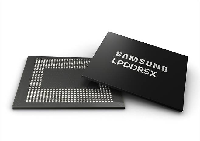 삼성전자 LPDDR5X D램 12·16GB 패키지