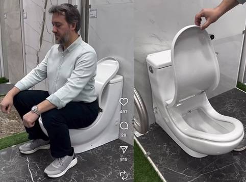 쪼그려 앉는 자세가 배변을 촉진한다는 분석이 나왔다./사진=인스타그램 캡처