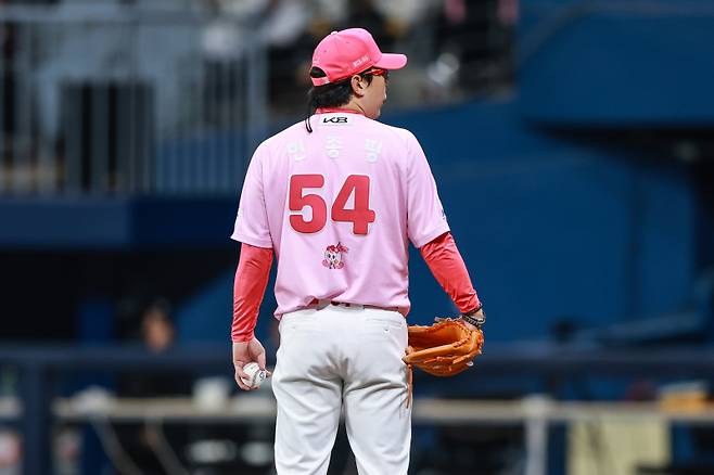 5일 키움 히어로즈전에서 투구를 준비하고 있는 양현종. 사진=KIA 타이거즈