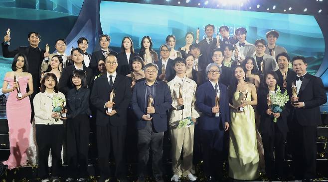 제61회 백상예술대상 수상자들. 백상예술대상 사무국 제공