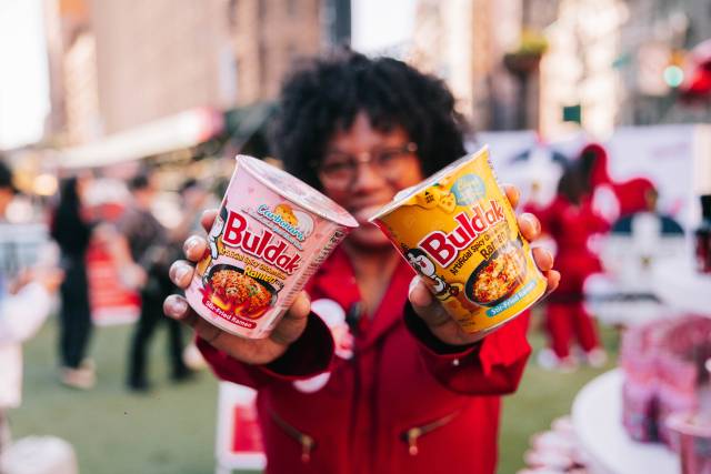 삼양식품이 지난해 진행한 스플래시 불닭. 사진 제공=삼양식품