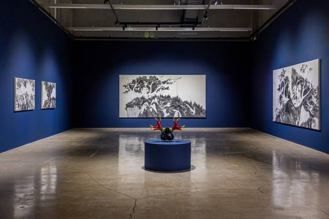 ▲ 윤상희, 박영학(회화) 작품. /청주시한국공예관 제공