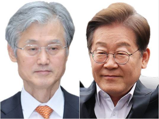 조희대 대법원장, 이재명 더불어민주당 대선 후보. (사진=연합뉴스)