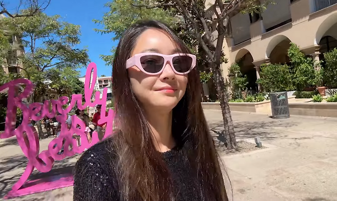 서효림이 럭셔리한 LA 여행기를 공개했다. 유튜브 채널 ‘효림&조이’ 캡처