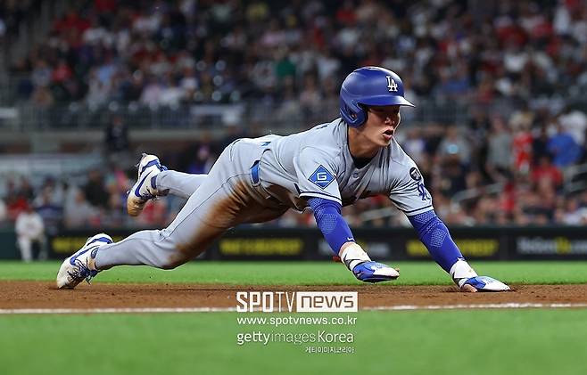 ▲ 김혜성이 엄청난 주루 스피드를 보였다.