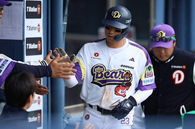 ▲ 두산 베어스 강승호 ⓒ 두산 베어스