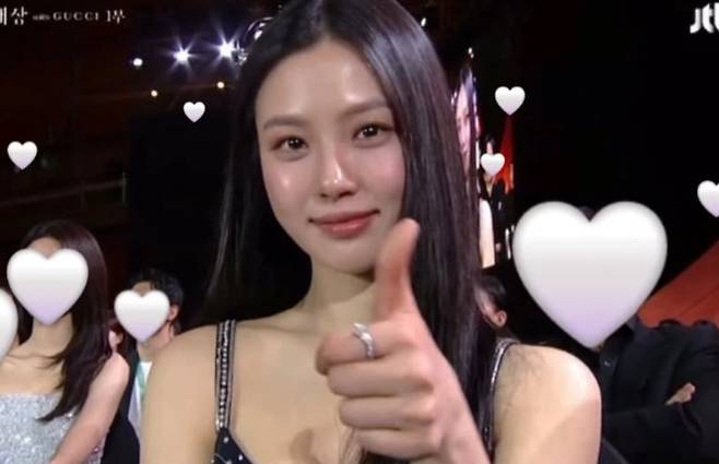 고민시 소셜미디어(JTBC ‘백상예술대상’ 화면 캡처)