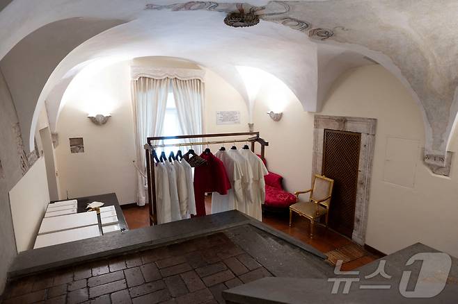 시스티나 성당 내에 있는 '눈물의 방' <자료사진> ⓒ 로이터=뉴스1