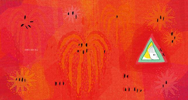 여름이 돼야 모래성을 쌓을 수 있다. 수박의 빨간 속은 여름의 상징이다. 사계절출판사 제공