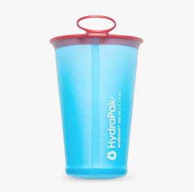 하이드라팩 스피드컵대회에서 개인컵은 필수다. 이 컵은 접거나 구겨서 주머니에 넣을 수 있다. 아주 간편하다.