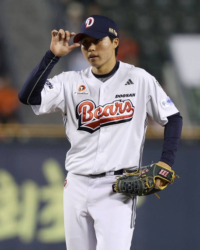 두산 베어스 투수 홍민규. /사진=두산 베어스 제공