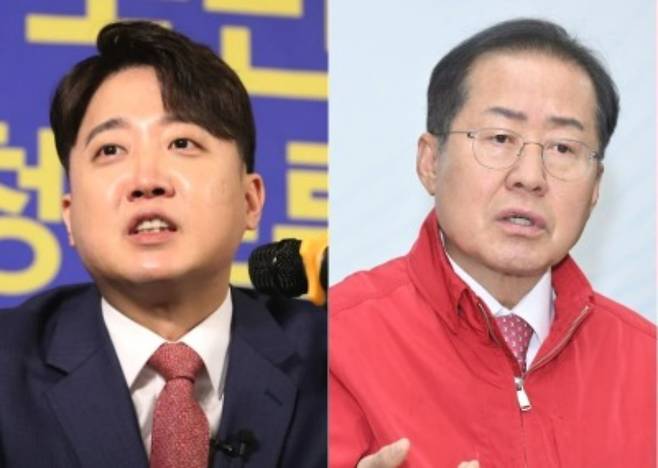 이준석 개혁신당 대선후보, 홍준표 전 대구시장 /사진=뉴스1, 한경DB