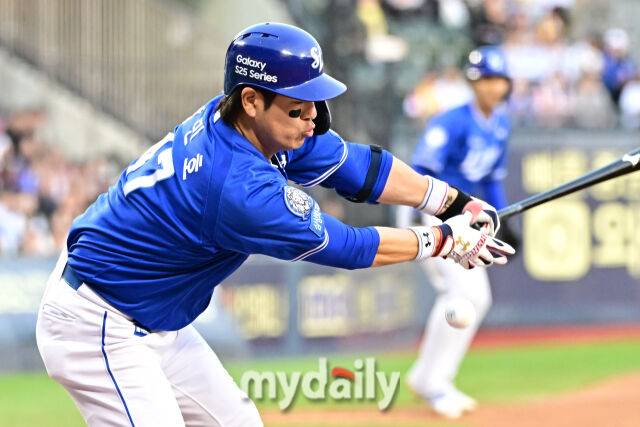 삼성 라이온즈 강민호./마이데일리