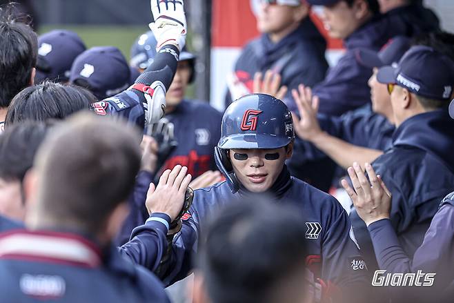 ▲ 장두성 ⓒ롯데 자이언츠