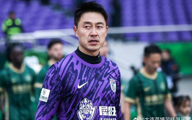 수이웨이지에. /사진=중국 슈퍼리그 공식 홈페이지 갈무리