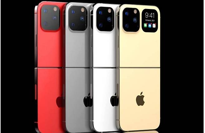 애플 '폴더블 아이폰' 예상 렌더링