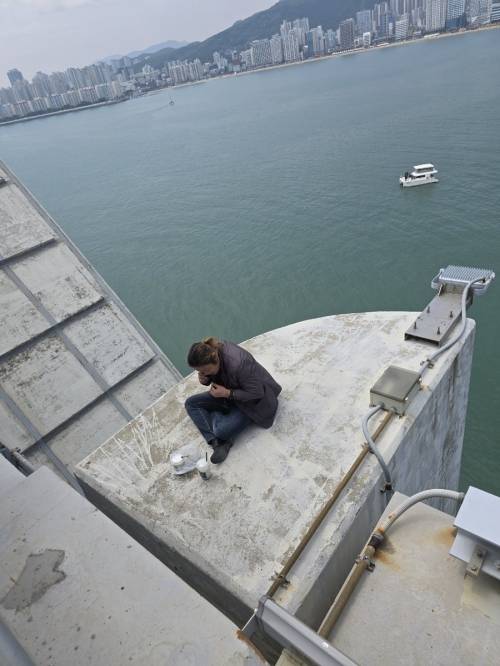 광안대교서 고공농성 벌이는 형제복지원 피해자/연합뉴스