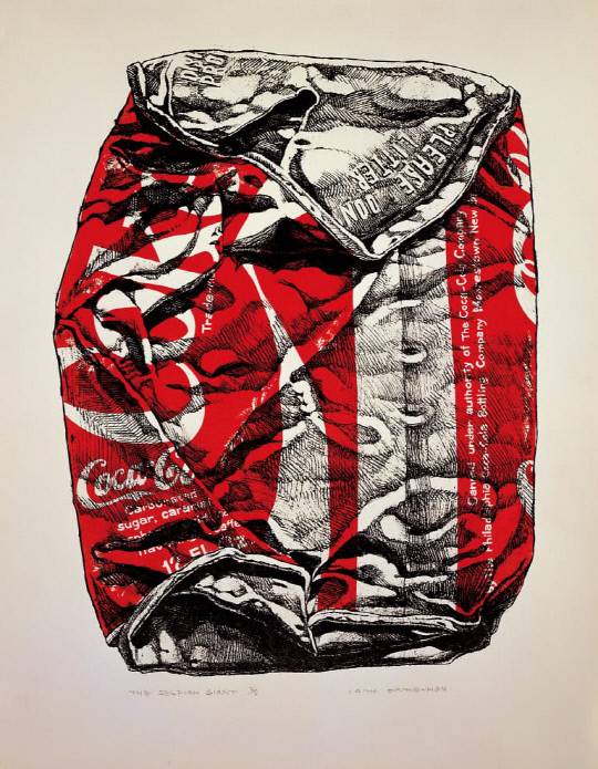 한운성, '욕심 많은 거인', 75×55, 종이에 석판, 1974.