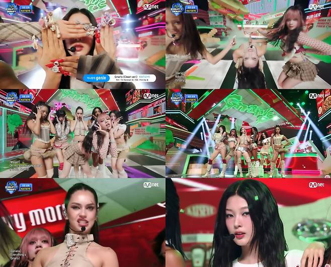 사진=Mnet ‘엠카운트다운’ 방송 캡처.