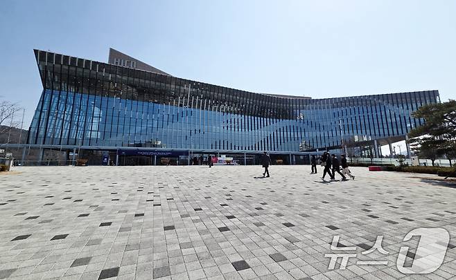 11월 APEC 정상회의가 개최될 경주화백컨벤션센터(HICO) 센터 전경. 2025.3.9/뉴스1 ⓒ News1 정윤영 기자