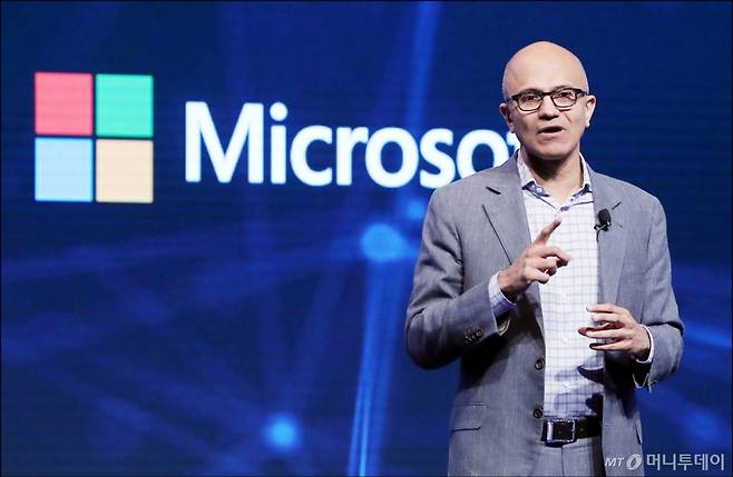 사티아 나델라 마이크로소프트(MS) 최고경영자(CEO)./사진=김창현 기자 chmt@