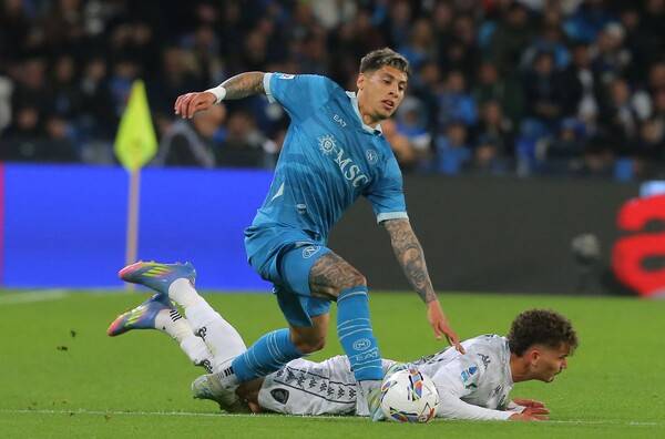 ▲ 나폴리 왼쪽 측면 수비수 겸 중앙 수비수 마티아스 올리베라. ⓒ연합뉴스/AFP